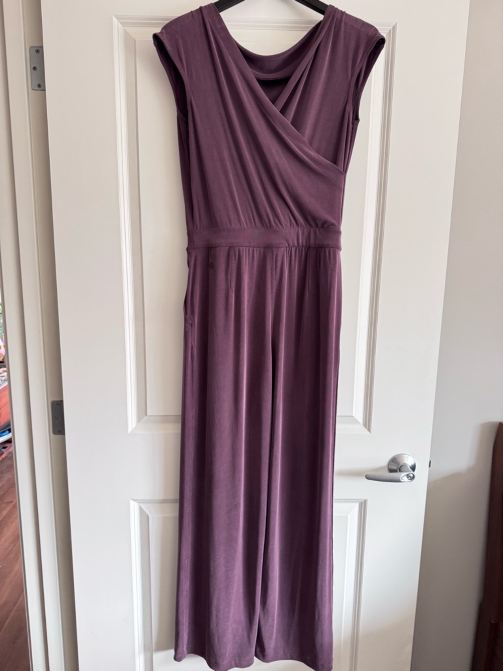 lululemon athletica SoftStream Sleeveless Mauve Jumpsuit - Picture 5 of 7
